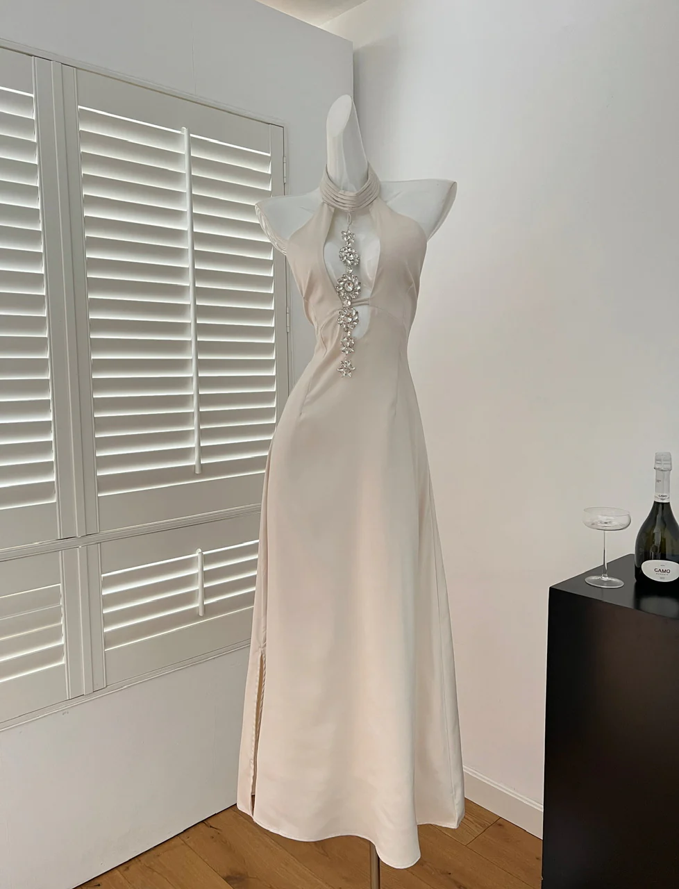 Sexy Mermaid Halter Summer Dress Holiday Party Birthday Outfits For Women DP0137 - Deanwangkt