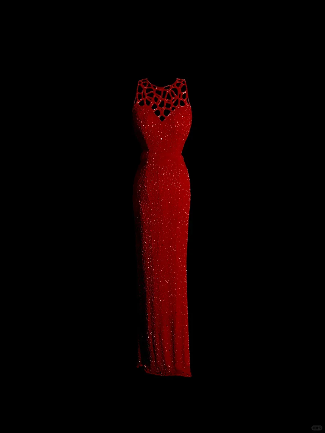 Vintage Mermaid Scoop Red Sequin Long Prom Dresses Evening Gowns Evening Dress DP935 - Deanwangkt