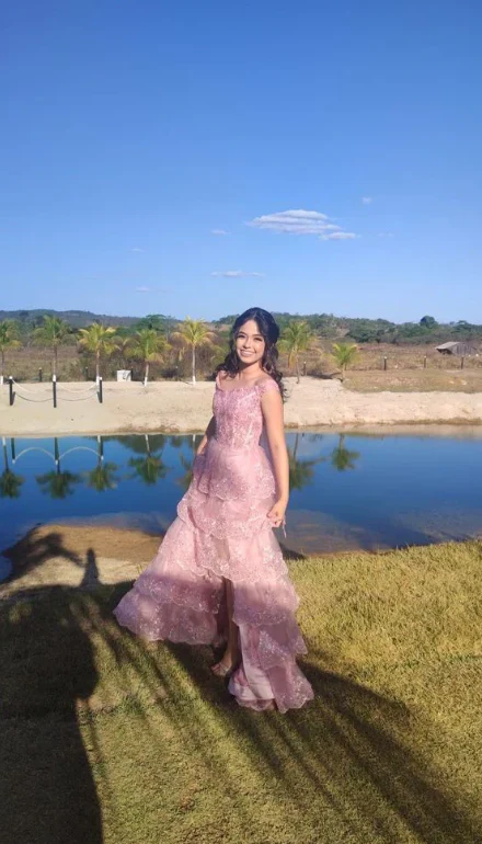 Lace Tiered Long Prom Dress Evening Gown Charming Wholesale Formal Dress DP501 - Deanwangkt