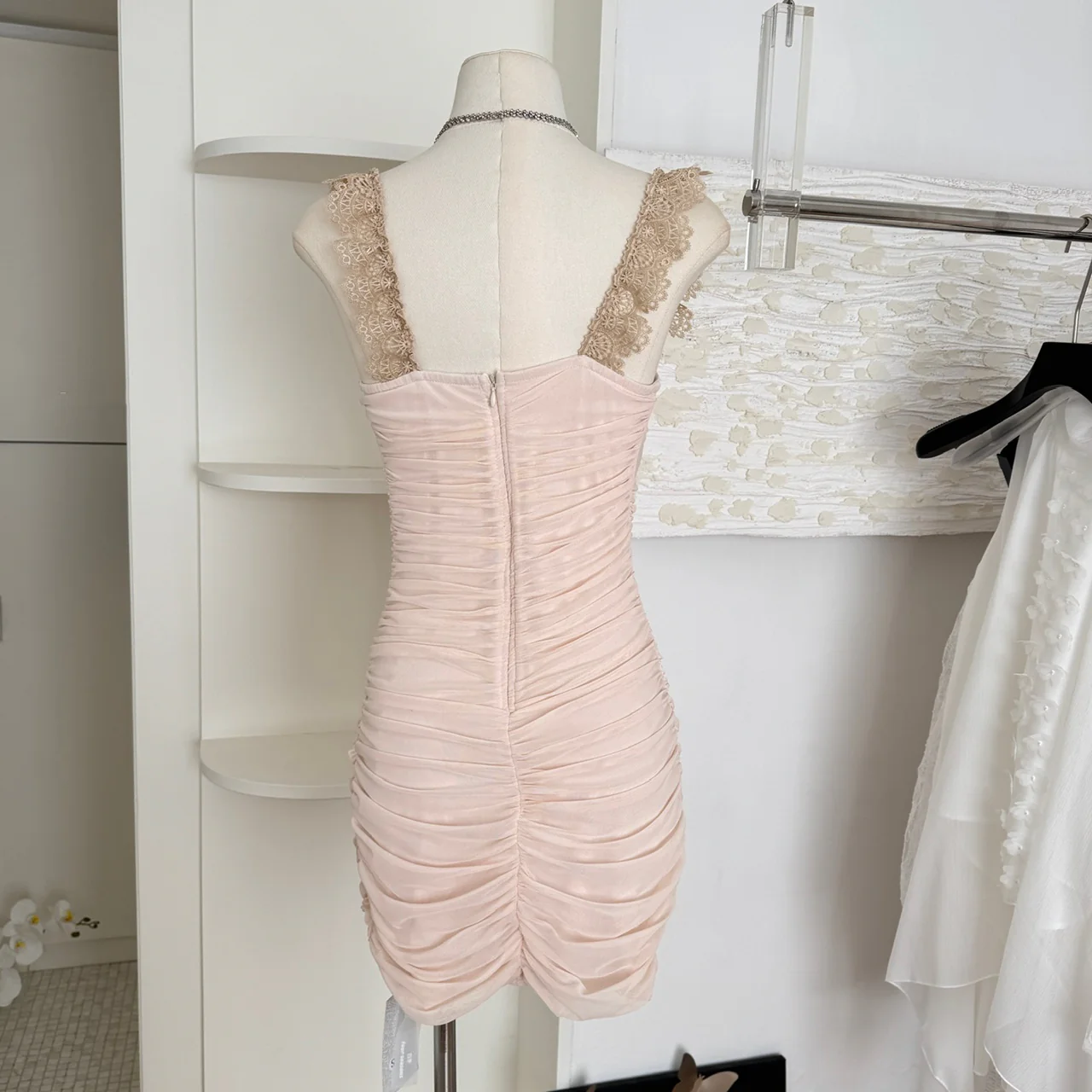 Cute Sheath Sweetheart Floral Pink Short Summer Dress Holiday Party Birthday Outfits DP0141 - Deanwangkt