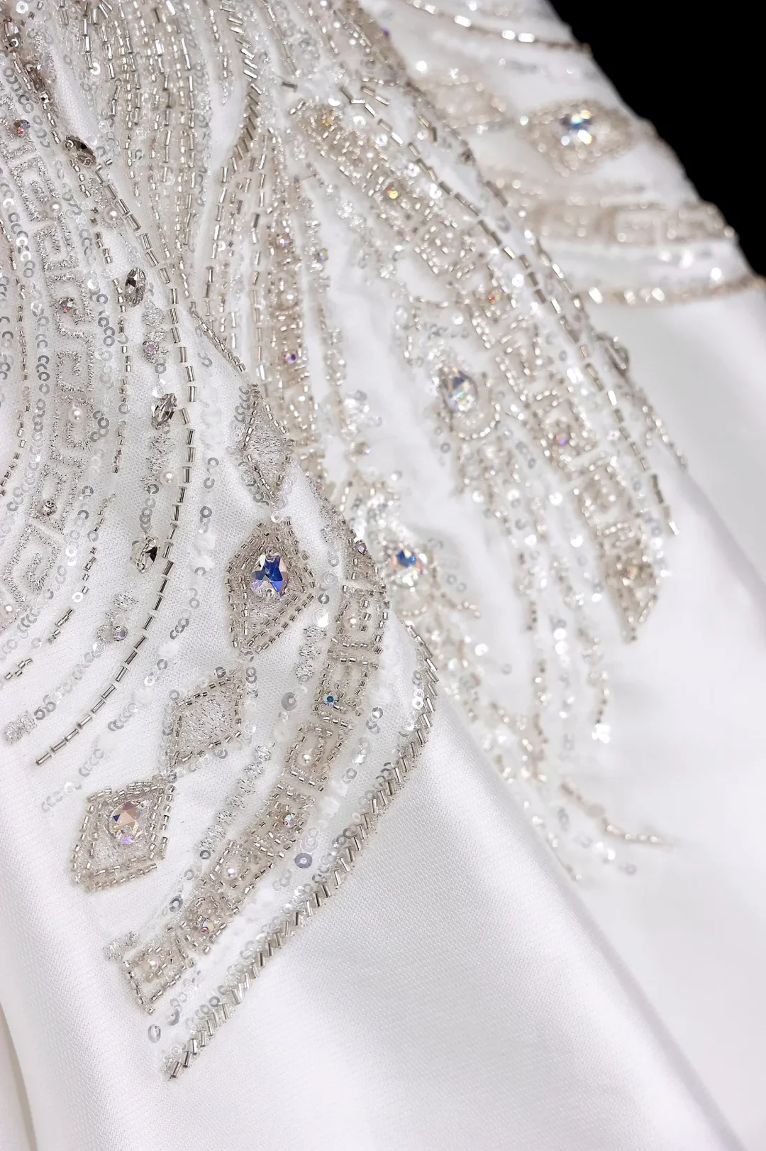 Unique Bridal Gown Ball Gown Sweetheart White Satin Wedding Dresses Bridal Gowns DP675 - Deanwangkt