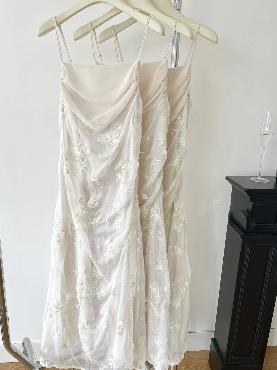 Cute Mermaid Spaghetti Straps Lace Long Summer Dress For Women DP0017 - Deanwangkt