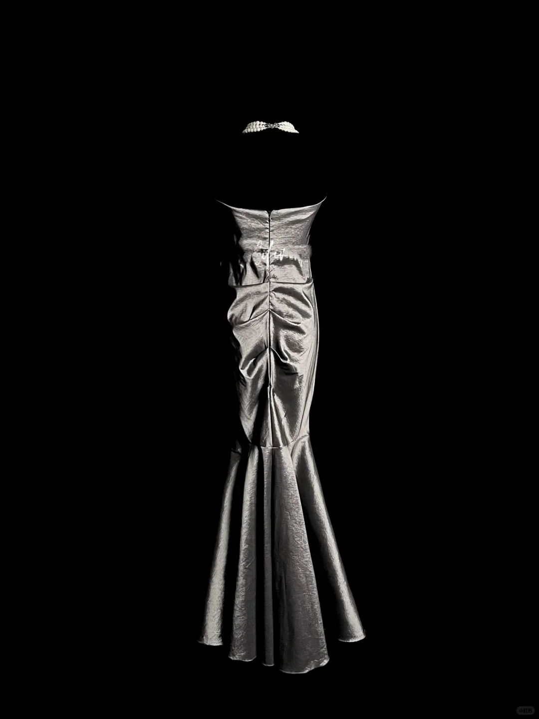 Vintage Mermaid Spaghetti Straps Satin Gray Long Evening Party Gowns Evening Formal Dresses Prom Dress DP2036 - Deanwangkt