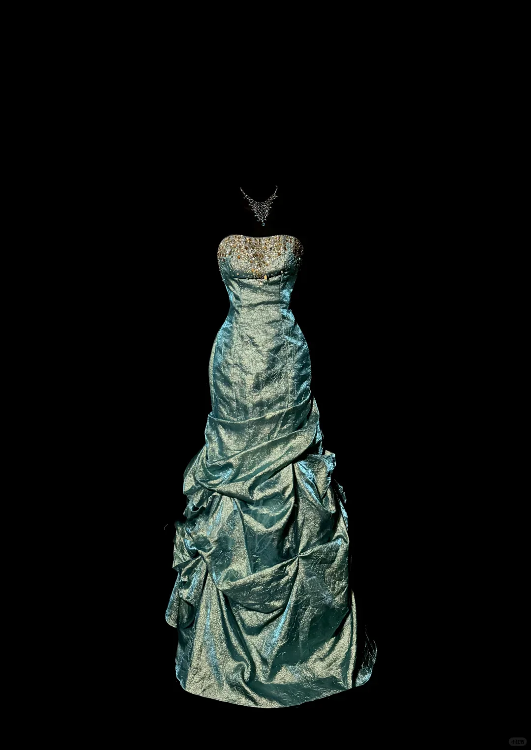 Classy Elegant Ball Gown Strapless Blue Sleeveless Long Prom Dresses H2971 - Deanwangkt