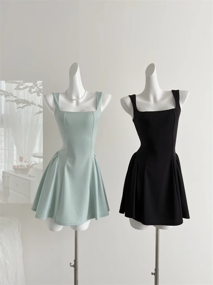 Sweet and niche summer temperament high waist design dress DP0005 - Deanwangkt