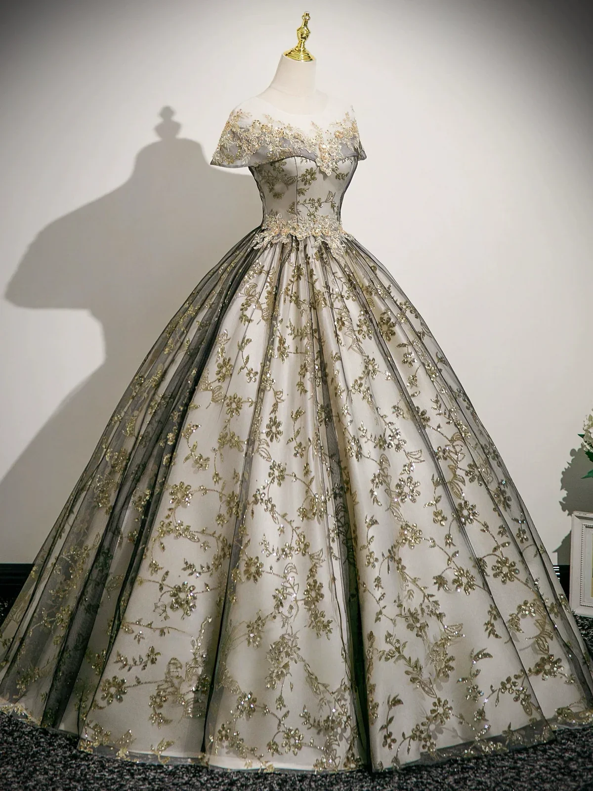 A-Line Lace Applique Long Prom Dress, Formal Evening Dress DP3156 - Deanwangkt