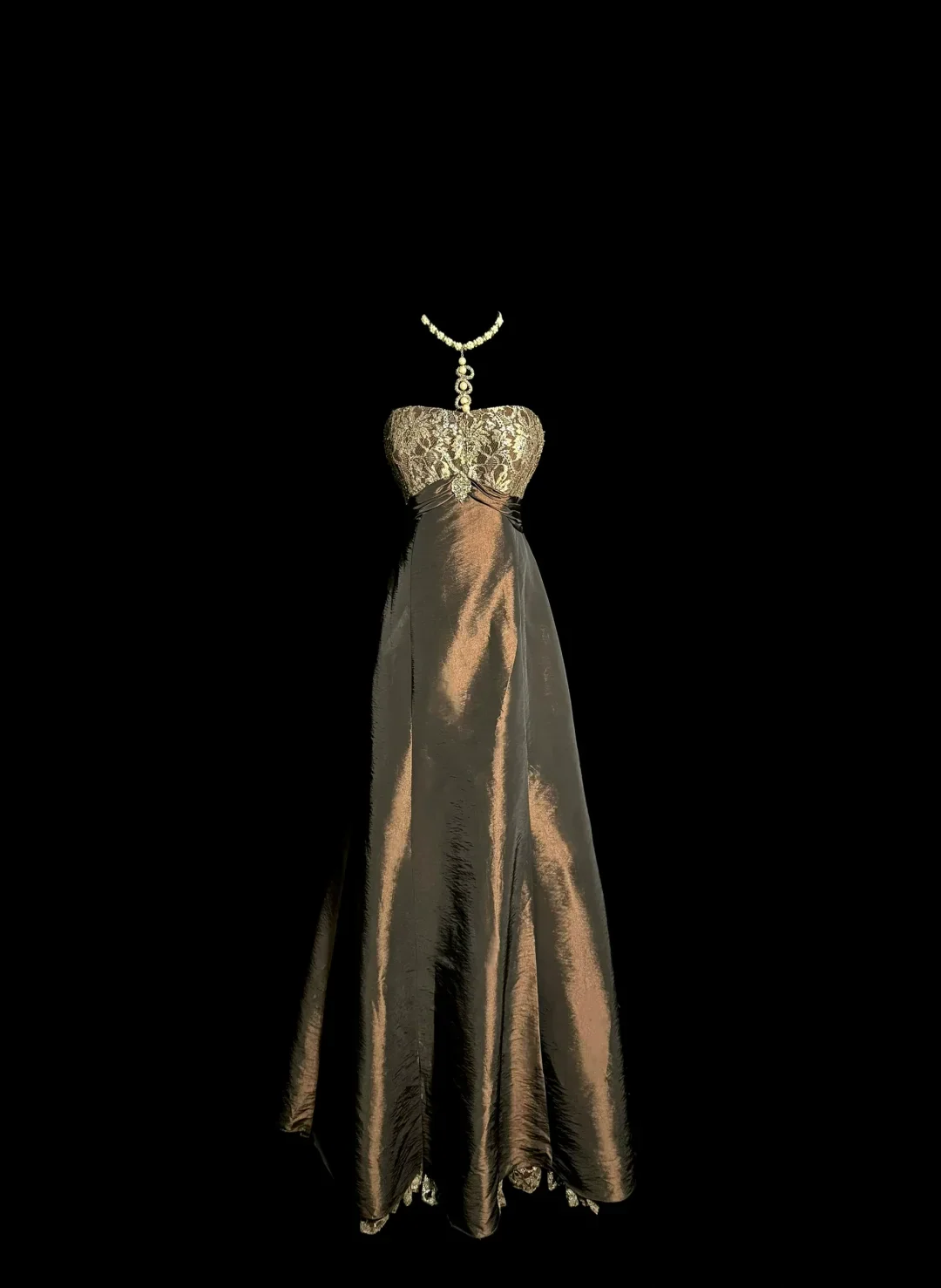 Vintage Mermaid Strapless Mother Of Bride Dress Taffeta Party Gown Floor Length For Summer Women Wedding W832 - Deanwangkt