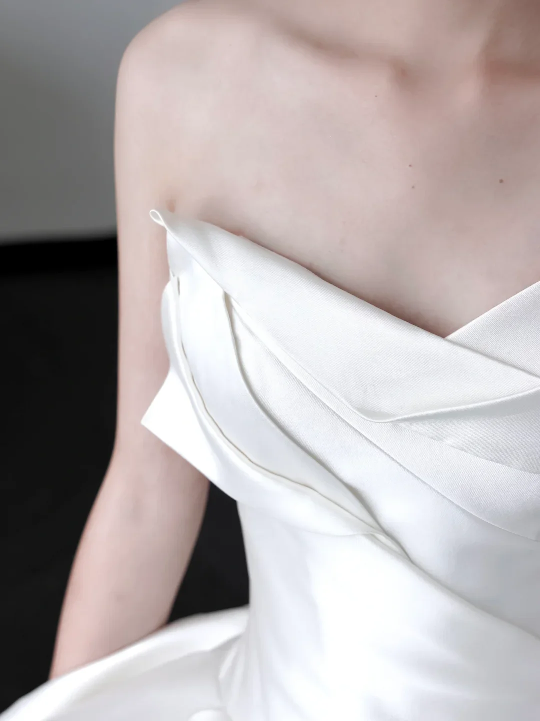 Unique Bridal Gown Ball Gown Sweetheart White Satin Wedding Dresses Bridal Gowns DP666 - Deanwangkt