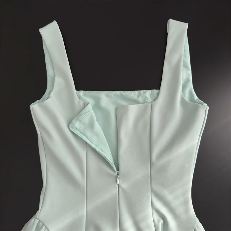 Sweet and niche summer temperament high waist design dress DP0005 - Deanwangkt