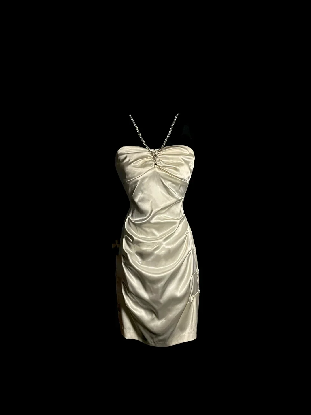 Sexy Sheath Halter Satin Short Homecoming Dresses Summer Hoco Dresses Cocktail Dress Birthday Outfits DP2060 - Deanwangkt