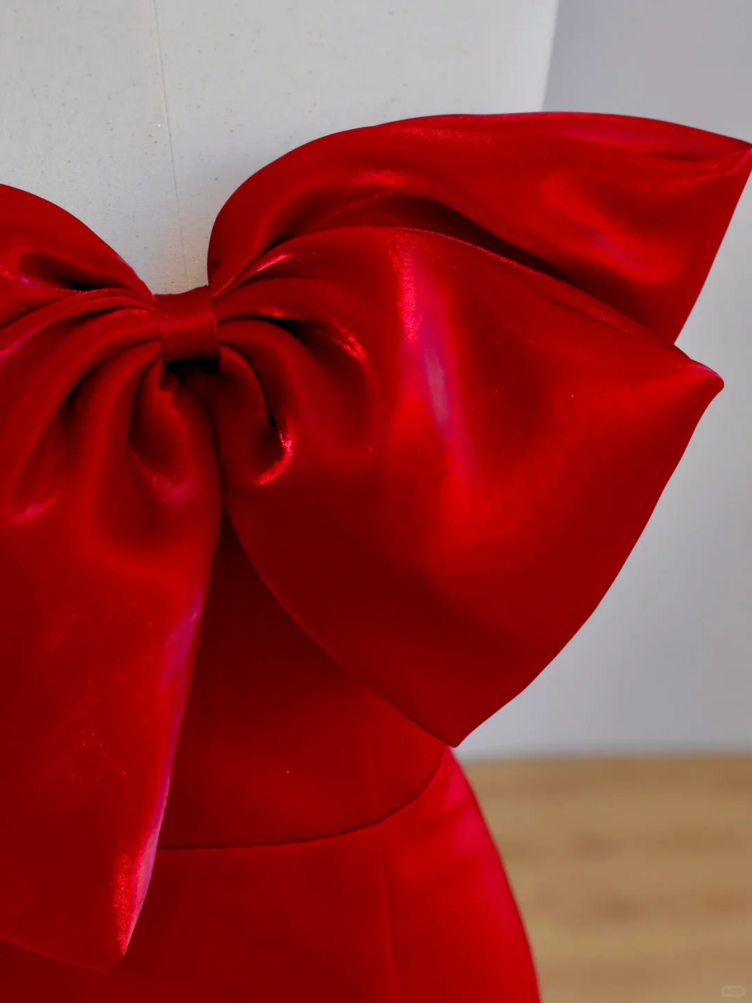 Elegant Glamour Mermaid Strapless Red Satin Long Prom Dress Party Dress Evening Dresses DP1519 - Deanwangkt