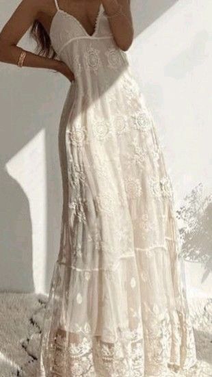 Gorgeous A Line Halter Long Lace Ivory Prom Dresses Wedding Guest Dresses Graduation Dresses DP725 - Deanwangkt