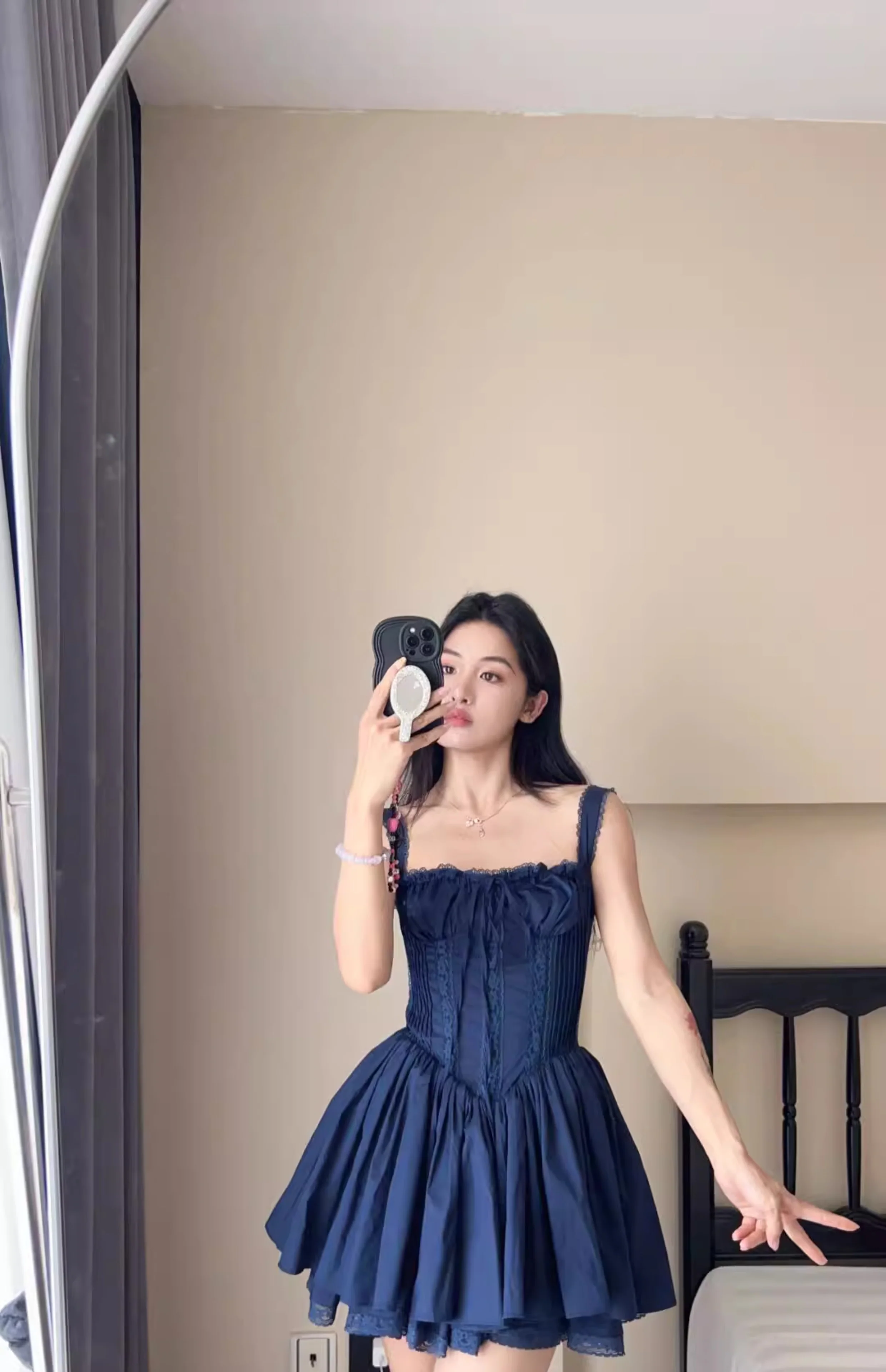 Cute A line Square Neck Red Lace Homecoming Dress Summer Hoco Dresses Short Night Cocktail Dress DH2545 - Deanwangkt