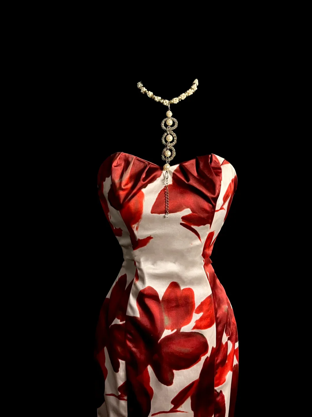 Classy Sheath Strapless Floral Short Homecoming Dress Summer Hoco Dresses Cocktail Dress DP909 - Deanwangkt