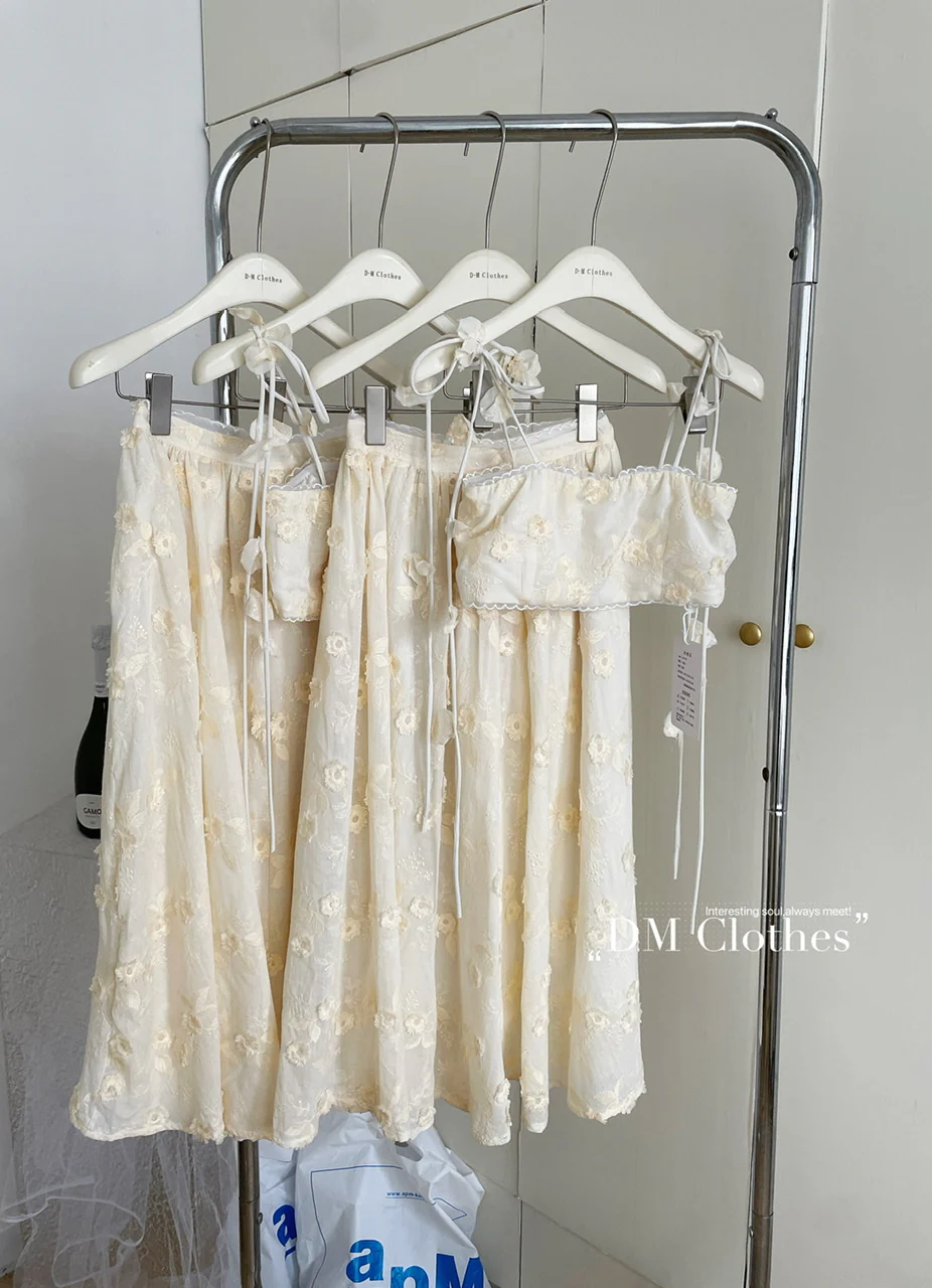 Sexy A line Spaghetti Straps 2 Pieces Summer Dress Holiday Dresses Party Birthday Outfits For Women DP0124 - Deanwangkt