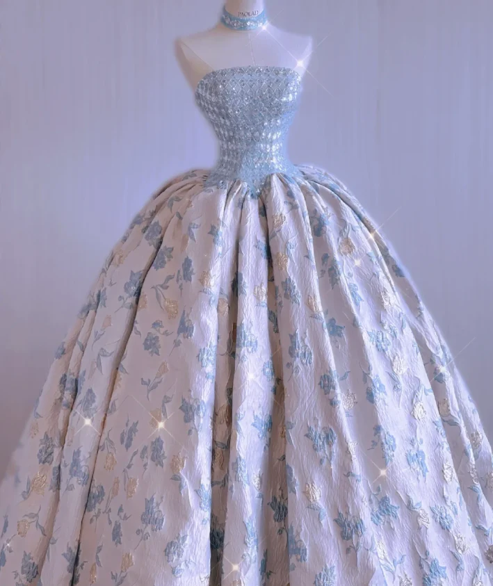 Modest Ball Gown Off The Shoulder Long Prom Dresses High School Outfits Graduation Dress Evening Dresses DP438 - Deanwangkt