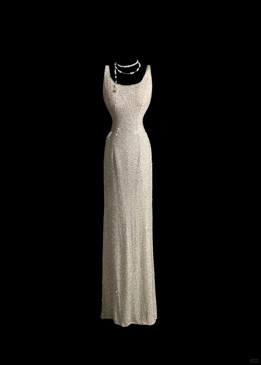 Elegant Glamour Mermaid Square White Sequin Long Prom Dresses Party Dress Evening Dress DP913 - Deanwangkt