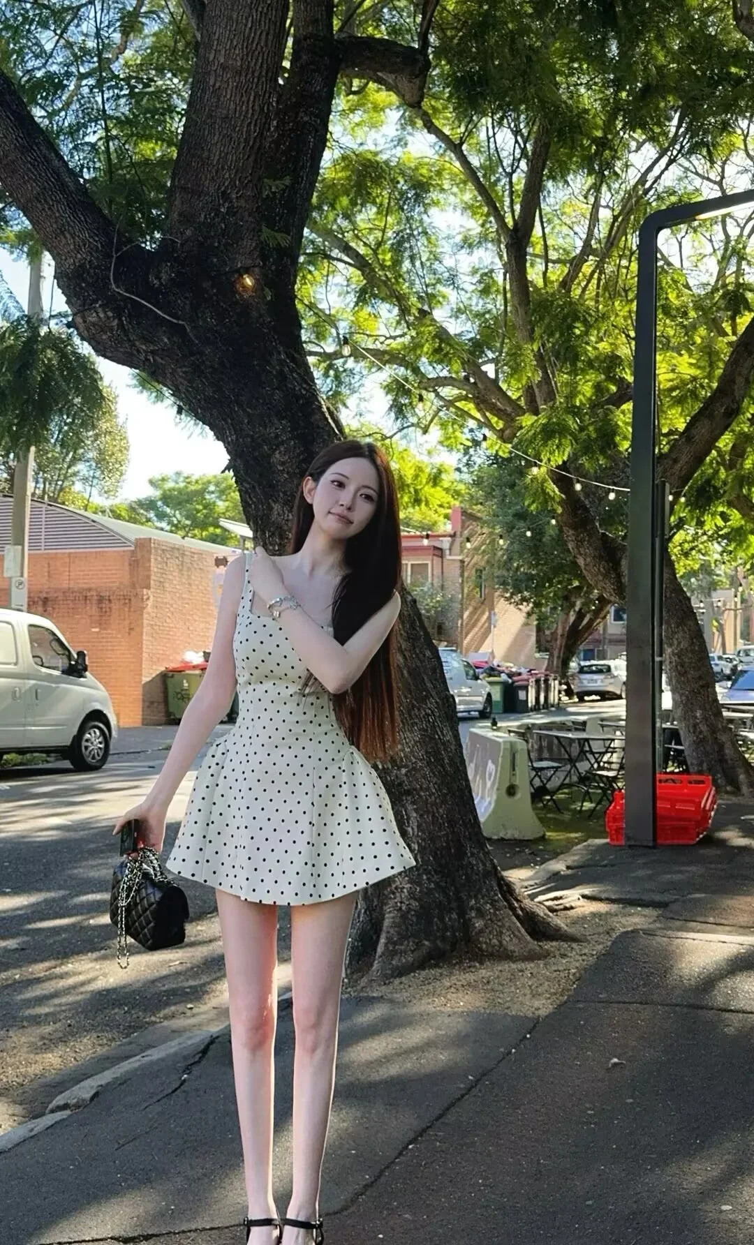 Pretty A line Square Black Polka Dots Formal Homecoming Dresses Short 16th Birthday Outfits Graduation Dress Mini Cocktail Dresses DH2458 - Deanwangkt