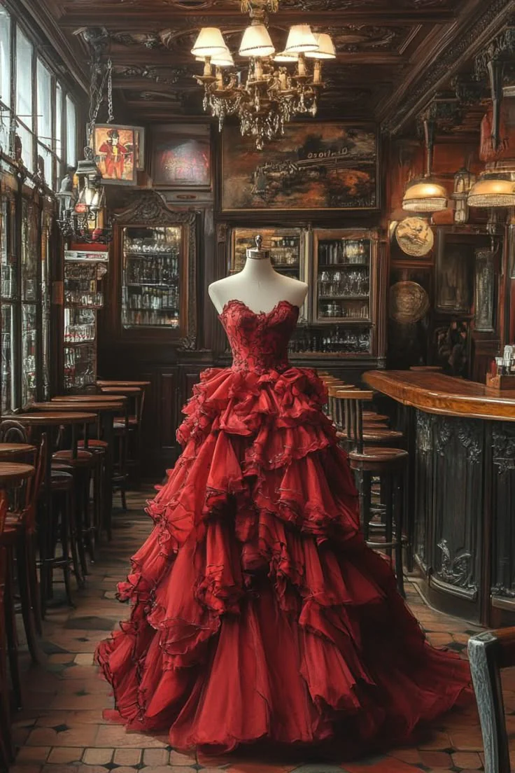 Pretty Ball Gown Sweetheart Red Satin Long Quinceanera Dress Formal Gowns Vestido De 15 Anos Sweet 16 Dress W0317 - Deanwangkt