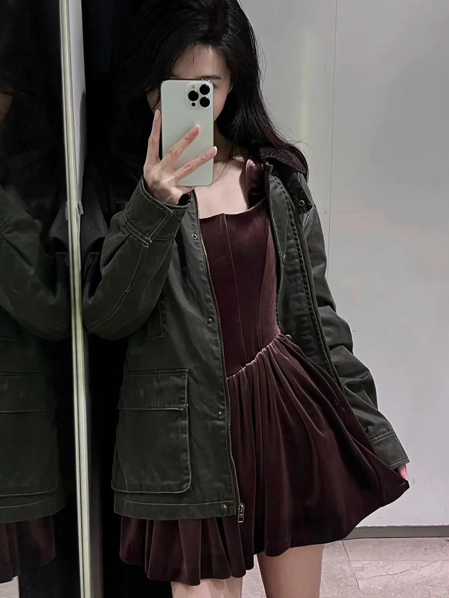 Cute A Line Square Neck Burgundy Velvet Formal Homecoming Dresses 18th Birthday Outfits Graduation Dress Short Mini Hoco Dresses DH2532 - Deanwangkt