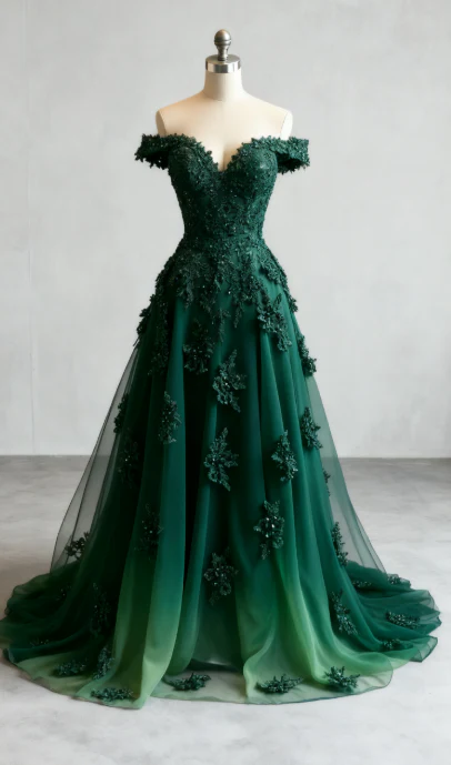 Pretty Ball Gown Off The Shoulder Burgundy Tulle Long Quinceanera Dress Formal Flowers Vestido De 15 Anos Sweet 16 Dress W0308 - Deanwangkt