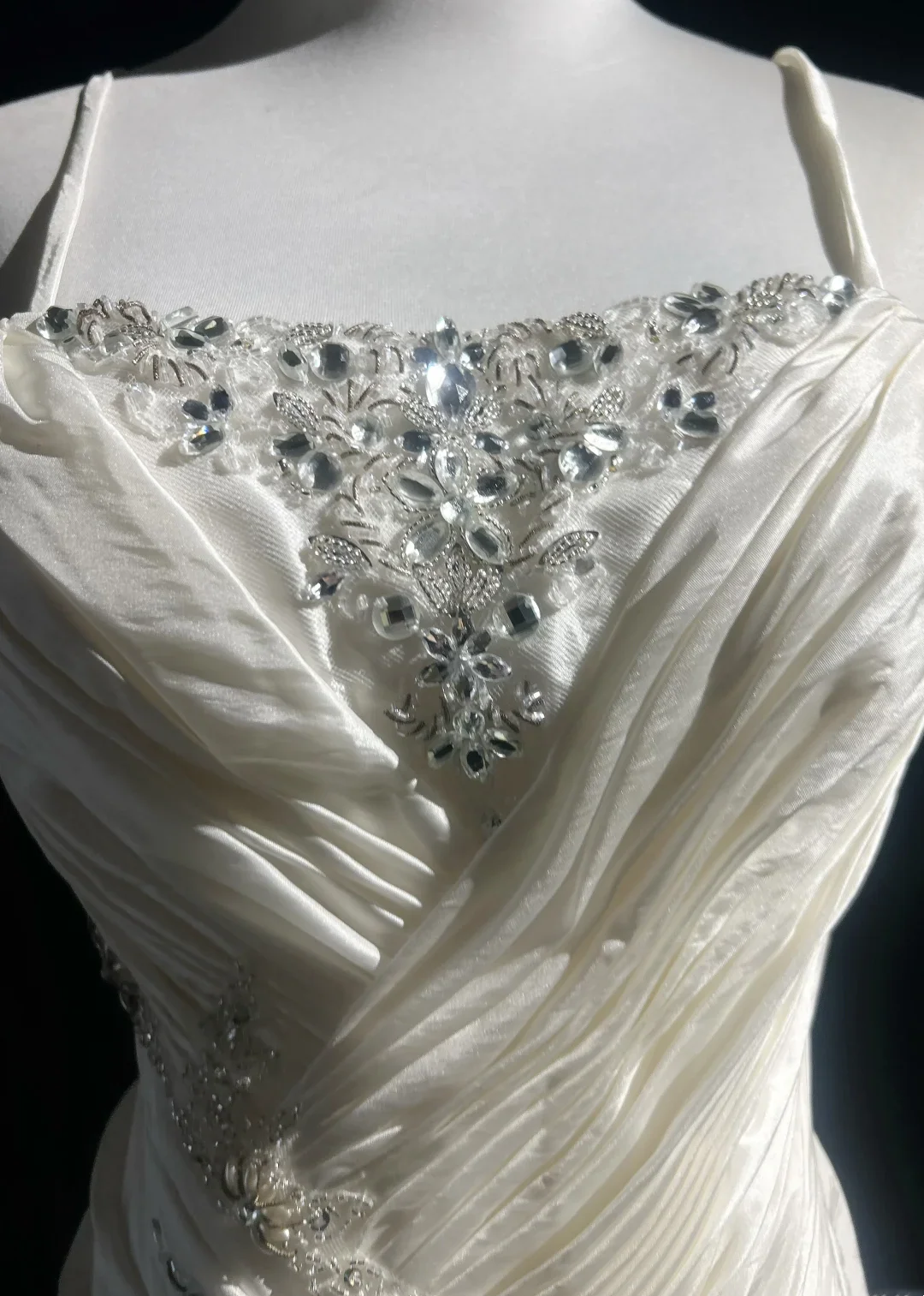 Retro Wedding Dress 1950s 1940s Mermaid Spaghetti Straps Long Wedding Dresses Bridal Gowns Brides Gown DH556 - Deanwangkt