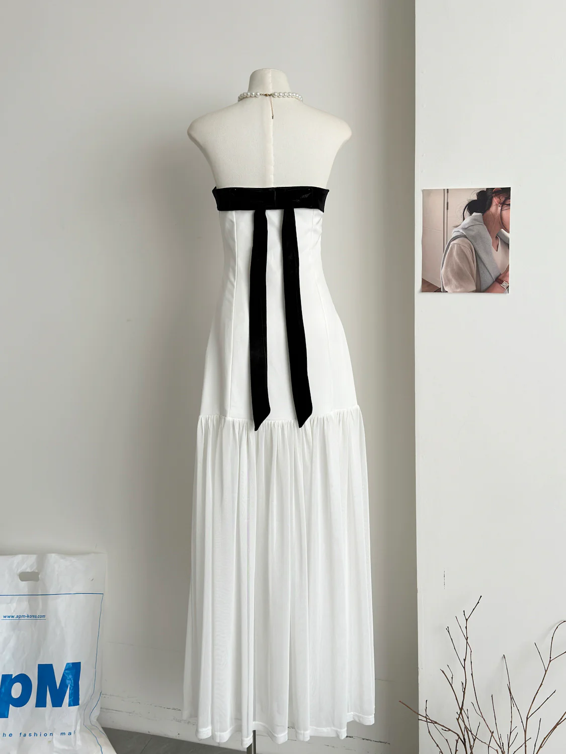 Simple A line Strapless White Tulle Summer Dress Holiday Party Dress Birthday Outfits For Teens DP0153 - Deanwangkt
