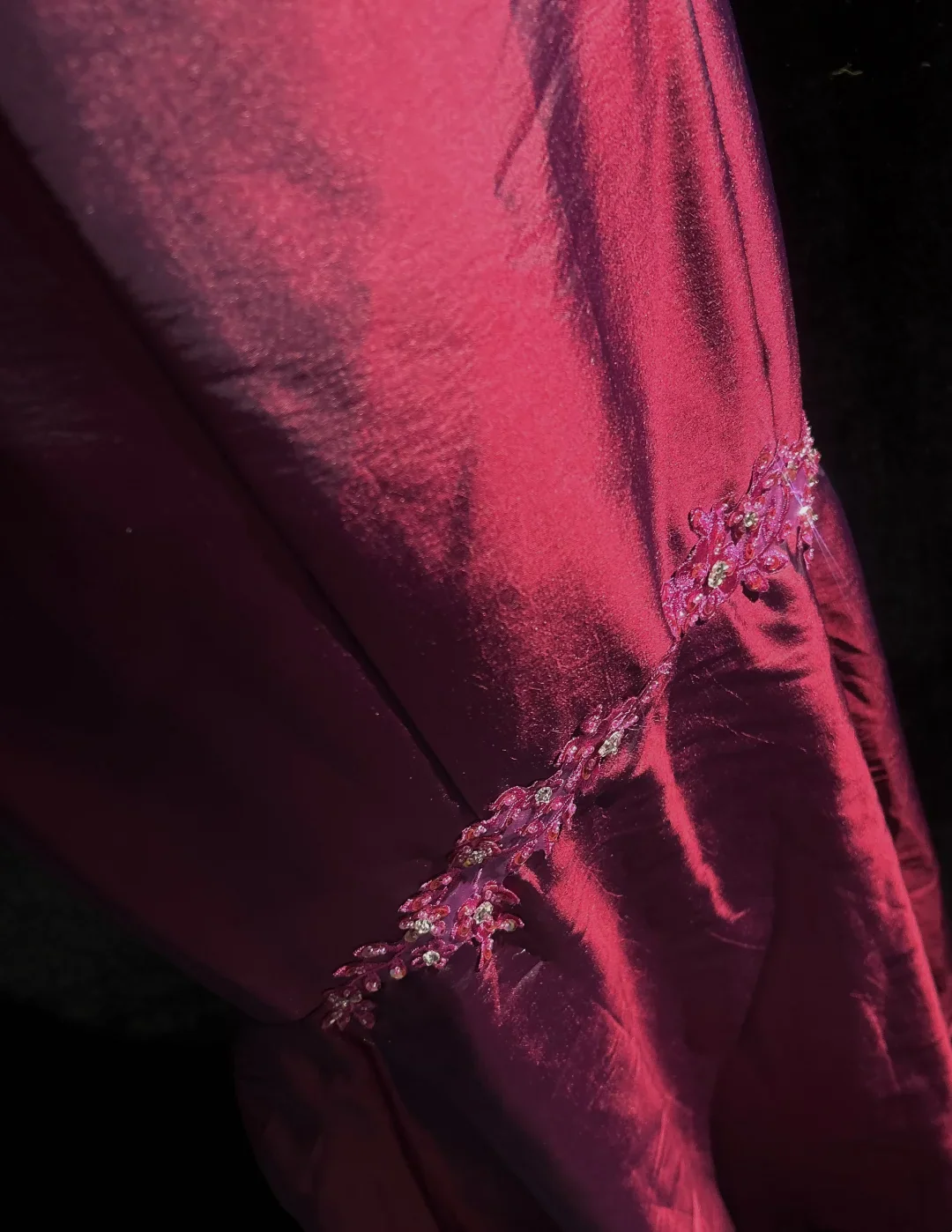 Retro Mermaid Sweetheart Burgundy Sleeveless Taffeta Long Prom Dresses Party Dress 18th Birthday Outfits Graduation Dresses DH2655 - Deanwangkt