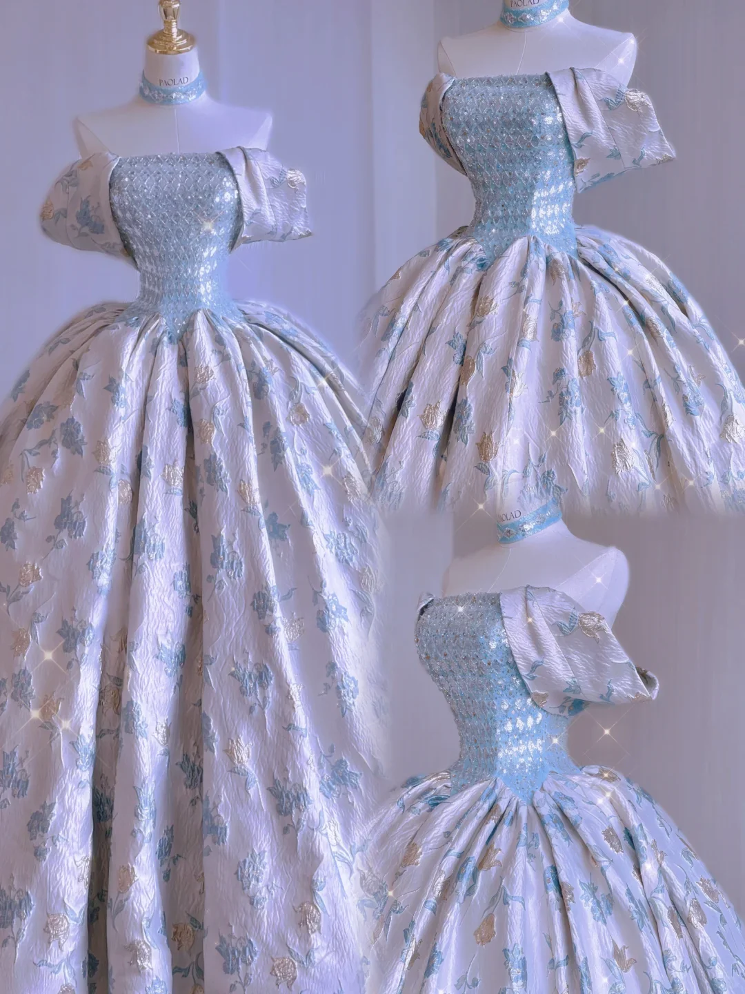 Modest Ball Gown Off The Shoulder Long Prom Dresses High School Outfits Graduation Dress Evening Dresses DP438 - Deanwangkt