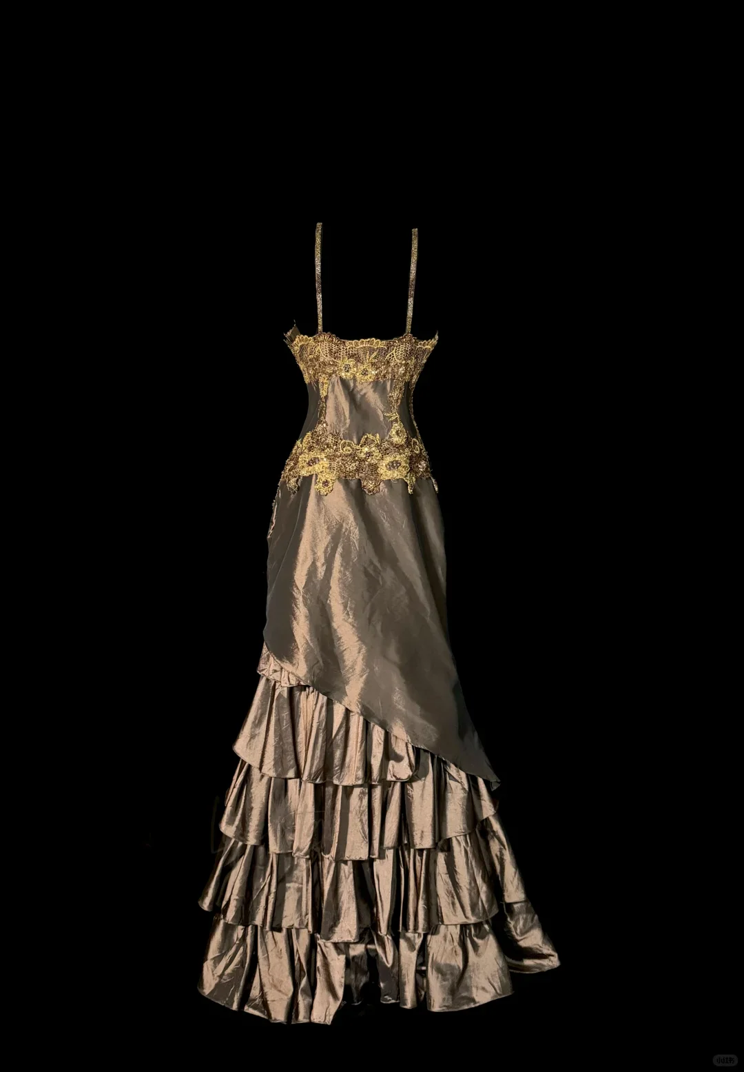 Classy Elegant Mermaid Spaghetti Straps Brown Sleeveless Long Prom Dresses H2973 - Deanwangkt