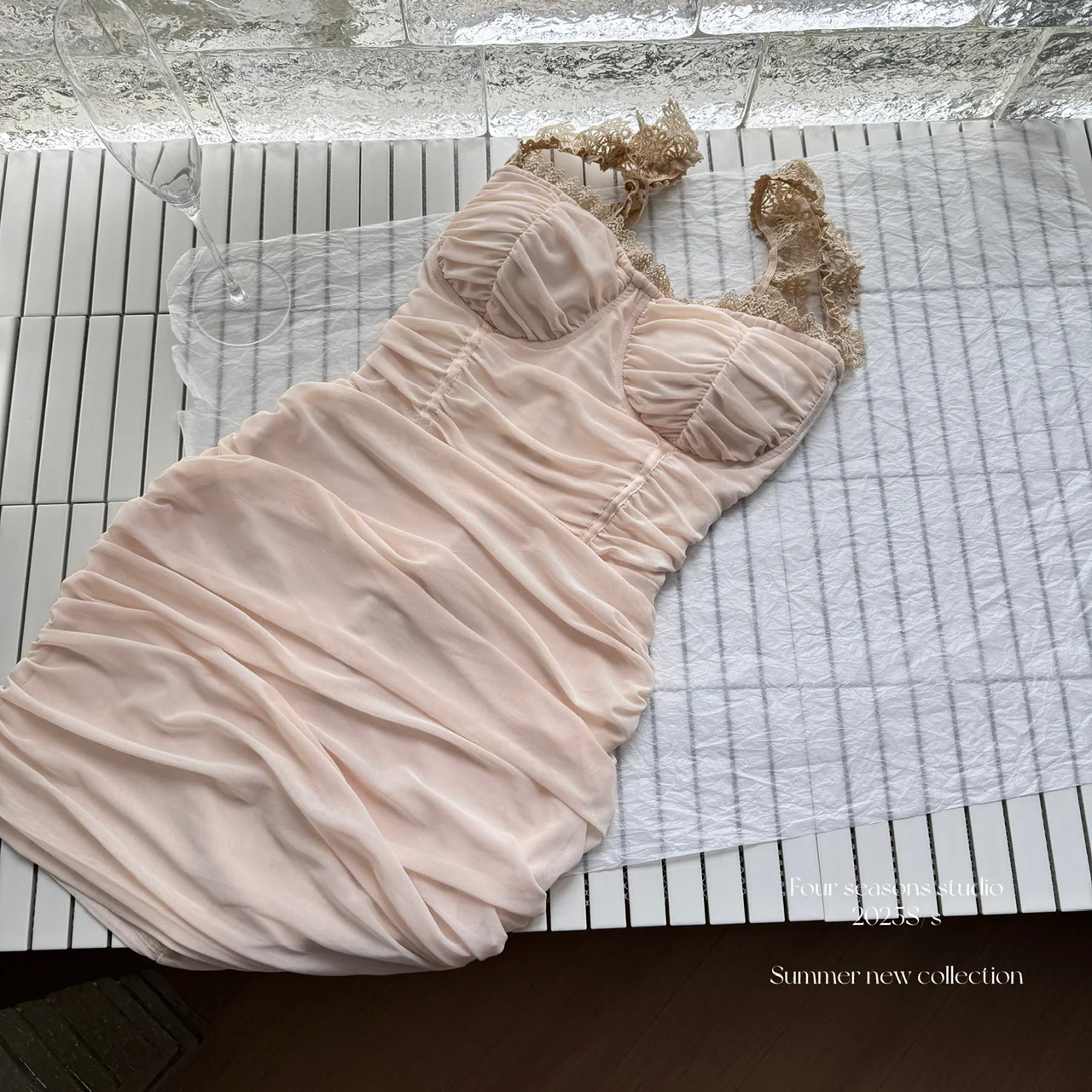 Cute Sheath Sweetheart Floral Pink Short Summer Dress Holiday Party Birthday Outfits DP0141 - Deanwangkt