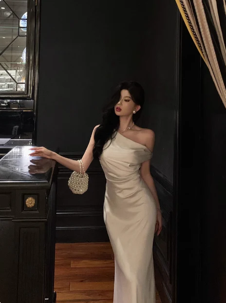 Classy Mermaid White Off The Shoulder 18th Birthday Dress Party Gown 18th Birthday Outfits Birthday Dress Ideas For Women DP577 - Deanwangkt