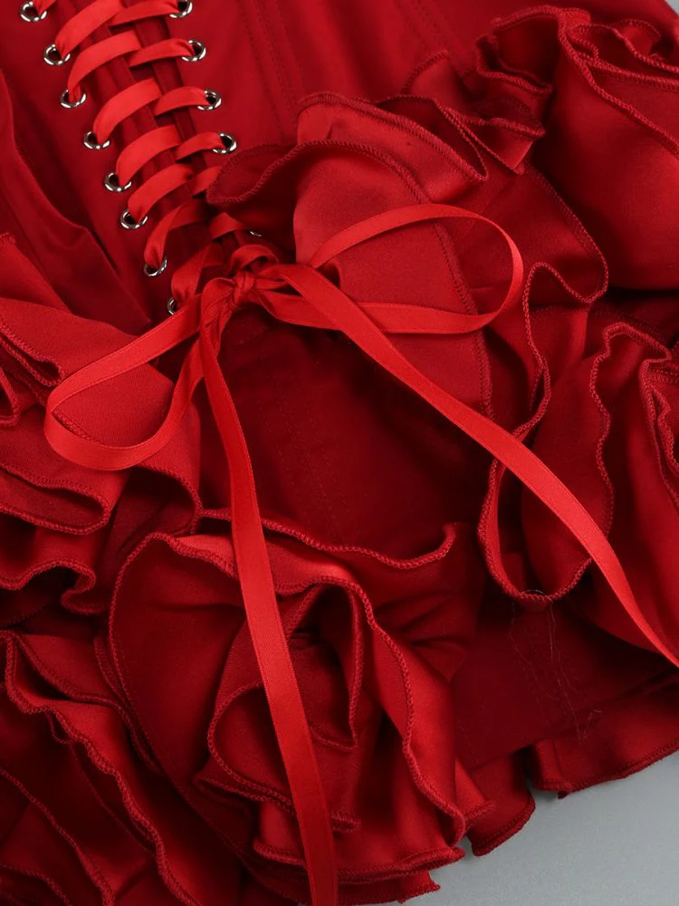 Sexy Sheath Strapless Red Satin Formal Homecoming Dresses 18th Birthday Outfits Graduation Dress Short Mini Hoco Dresses DH2550 - Deanwangkt