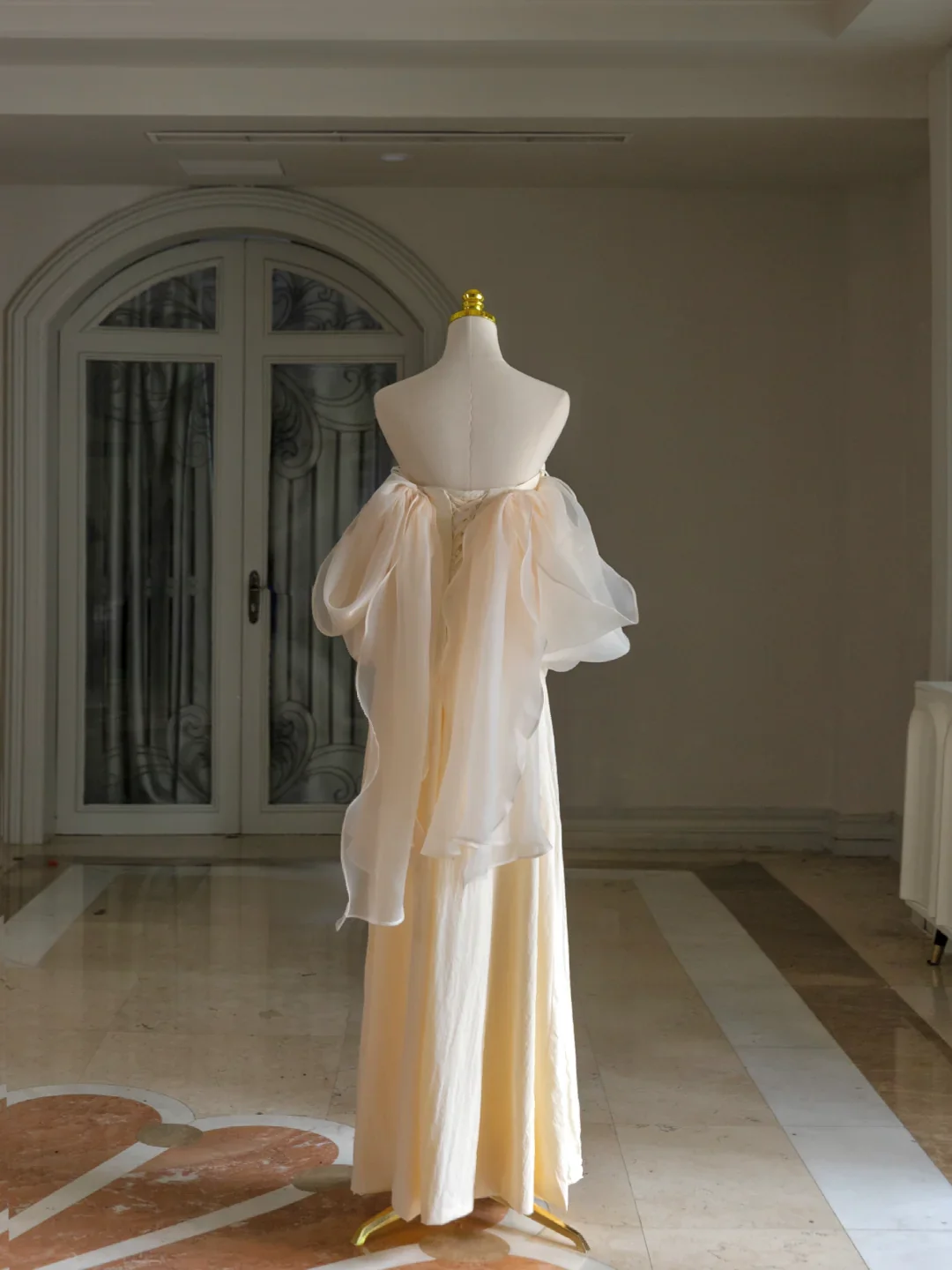 Princess Bridal Dress Sheath Strapless Wedding Dress With Short Sleeves Wedding Dresses Modest Wedding Gowns DH1613 - Deanwangkt