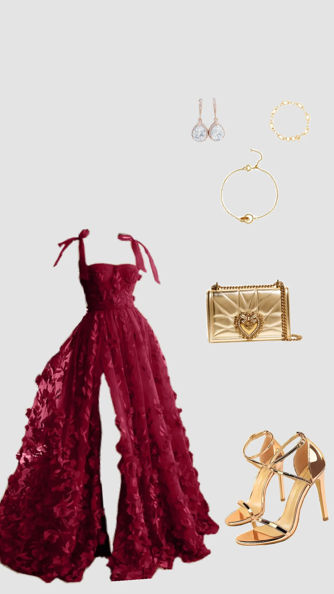 Fancy A line Straps Burgundy Long Lace Floral Evening Dress Party Gowns Evening Special Formal Dresses Prom Dress DH1364 - Deanwangkt