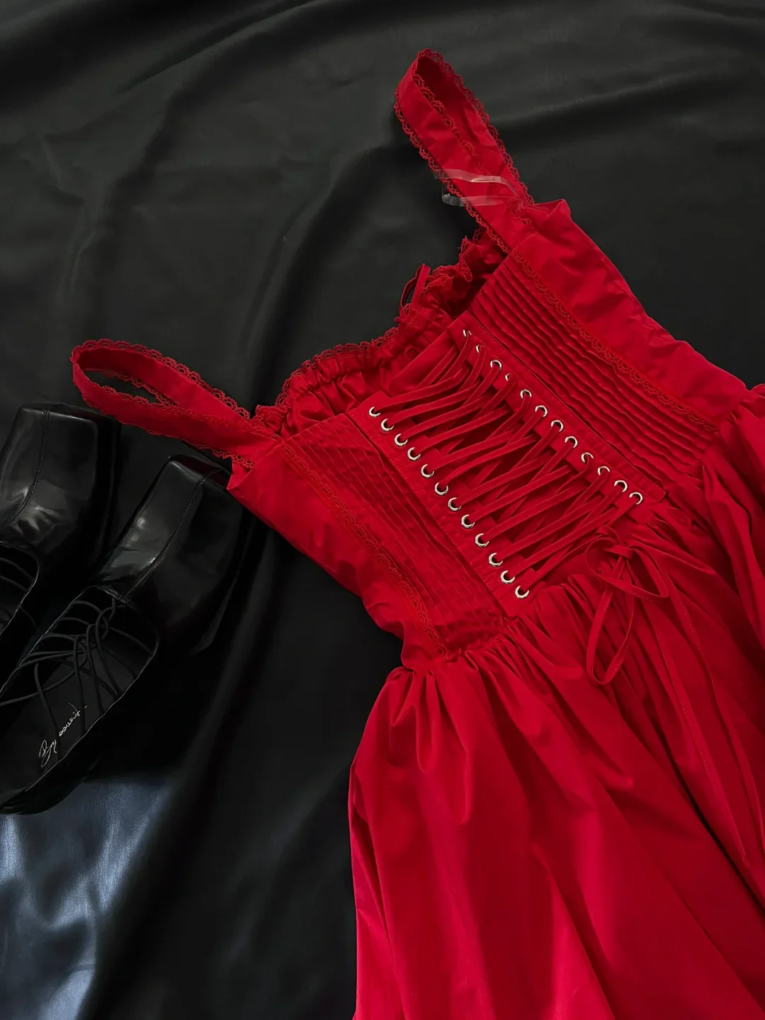 Cute A line Square Neck Red Short Homecoming Dress Summer Middle School Formal 8th Grade Hoco Dresses Cocktail Dress Birthday Outfits W992 - Deanwangkt