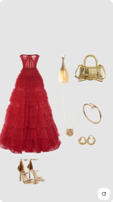 Modest Ball Gown Strapless Red Tulle Sleeveless Long Evening Party Gowns Evening Dress Special Formal Dresses Prom Dress DH1361 - Deanwangkt