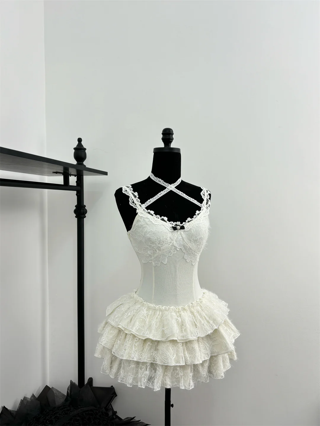 Cute Spaghetti Straps Ballet Skirt Ruffles Summer Dress Holiday Party Outfits For Women DP0091 - Deanwangkt