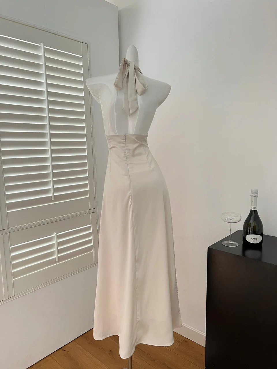 Sexy Mermaid Halter Summer Dress Holiday Party Birthday Outfits For Women DP0137 - Deanwangkt