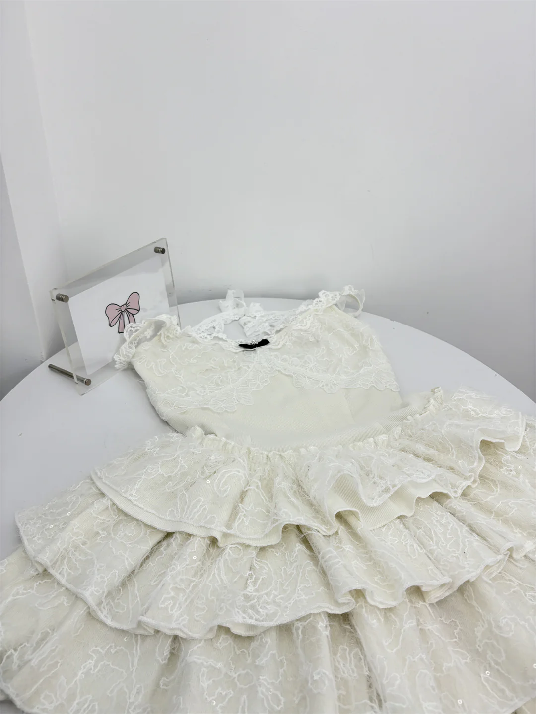 Cute Spaghetti Straps Ballet Skirt Ruffles Summer Dress Holiday Party Outfits For Women DP0091 - Deanwangkt