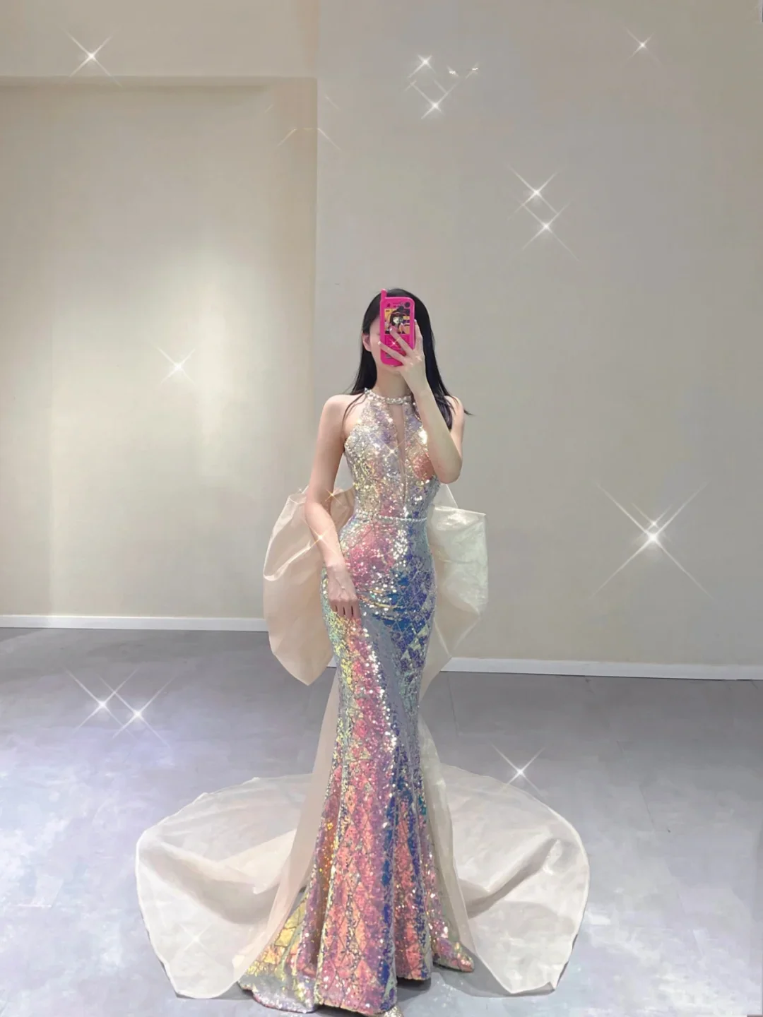 Pretty Mermaid Scoop Sequin Sleeveless Long Prom Dresses Evening Dresses DP499 - Deanwangkt