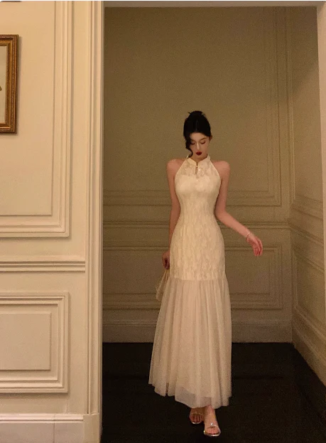 Classy Sheath White Lace Sleeveless 18th Birthday Dress Party Gown 18th Birthday Outfits Birthday Dress Ideas For Women DP563 - Deanwangkt