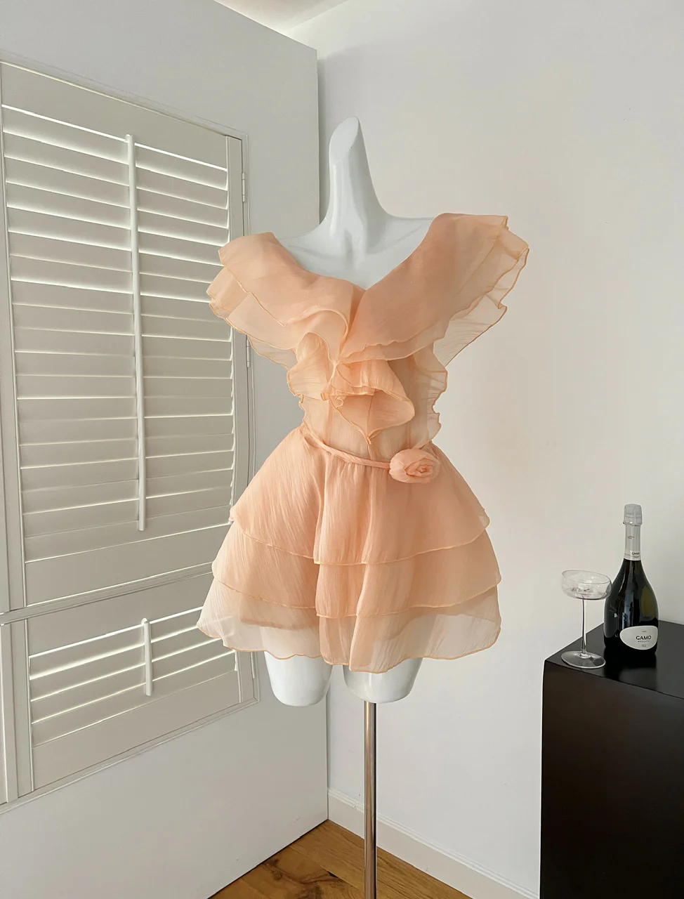 Cute A Line V Neckline Layers Summer Dress Holiday Party Outfits For Girls DP0148 - Deanwangkt