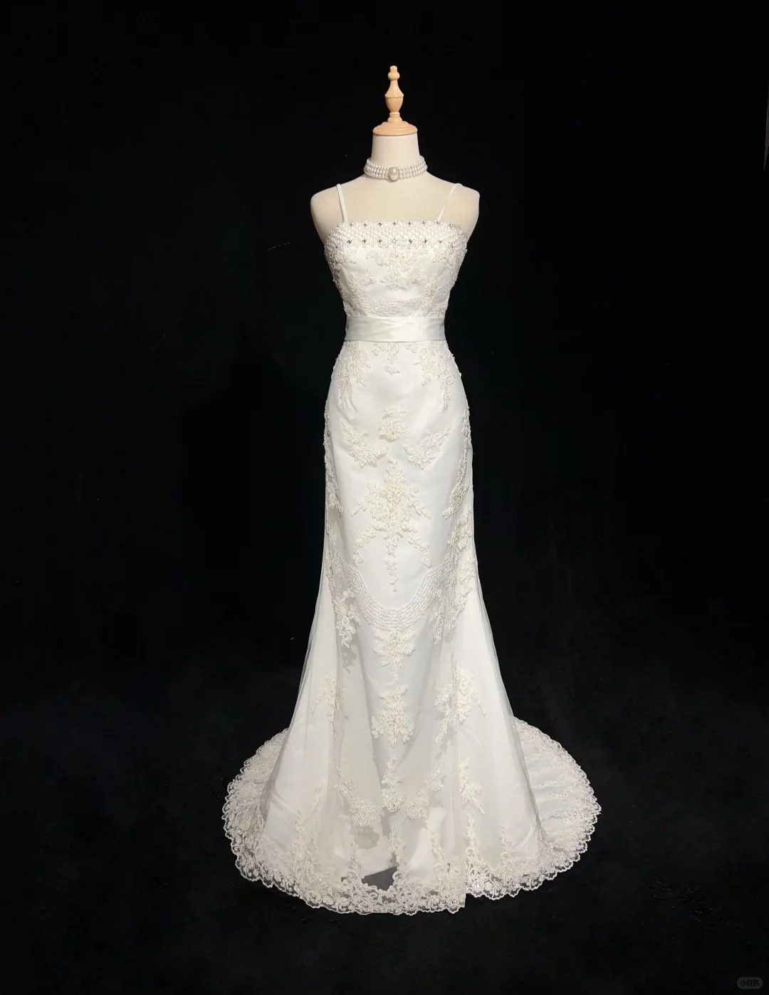 Vintage Wedding Dress 1970s Mermaid Spaghetti Straps Lace Long Wedding Dresses Bridal Gowns Elegant Brides Gown DH551 - Deanwangkt