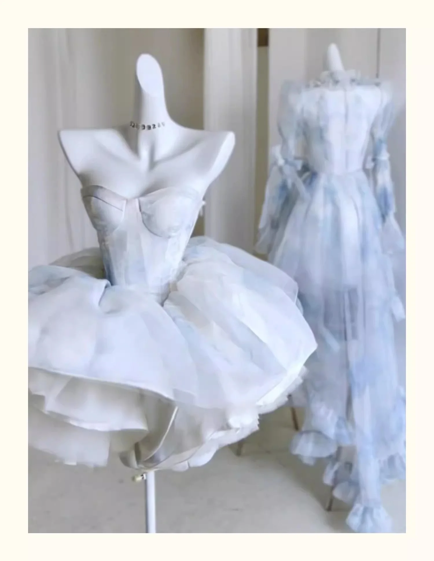 Pretty Ball Gown Short Light Sky Blue Homecoming Dress Summer Hoco Dresses Cocktail Dress For Senior Teens DP1785 - Deanwangkt