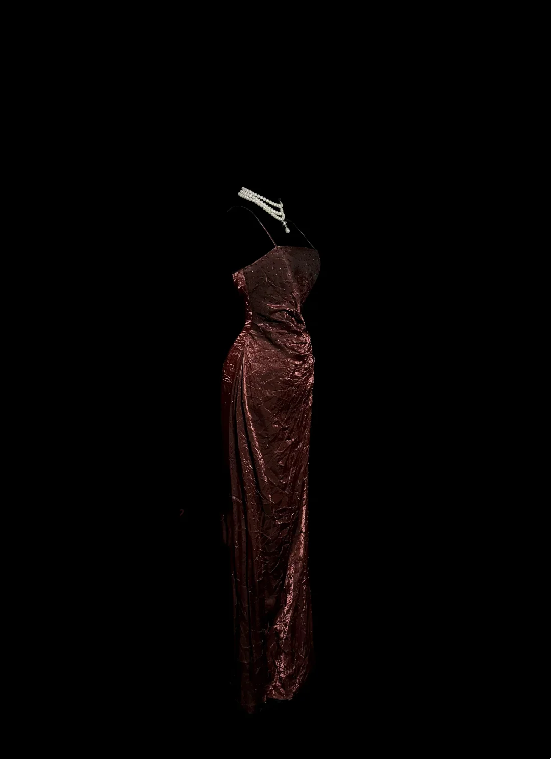 Vintage Sheath Spaghetti Straps Wine Red 90s Long Prom Dresses Party Dress 30th Birthday Outfits Graduation Dresses W854 - Deanwangkt