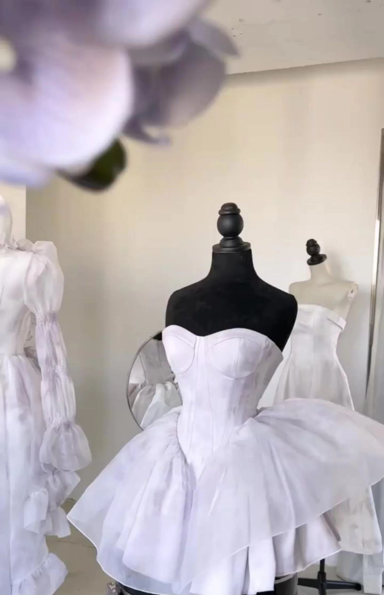 Pretty Ball Gown Short Lilac Tulle Homecoming Dress Summer Hoco Dresses Cocktail Dress For Senior Teens DP1791 - Deanwangkt