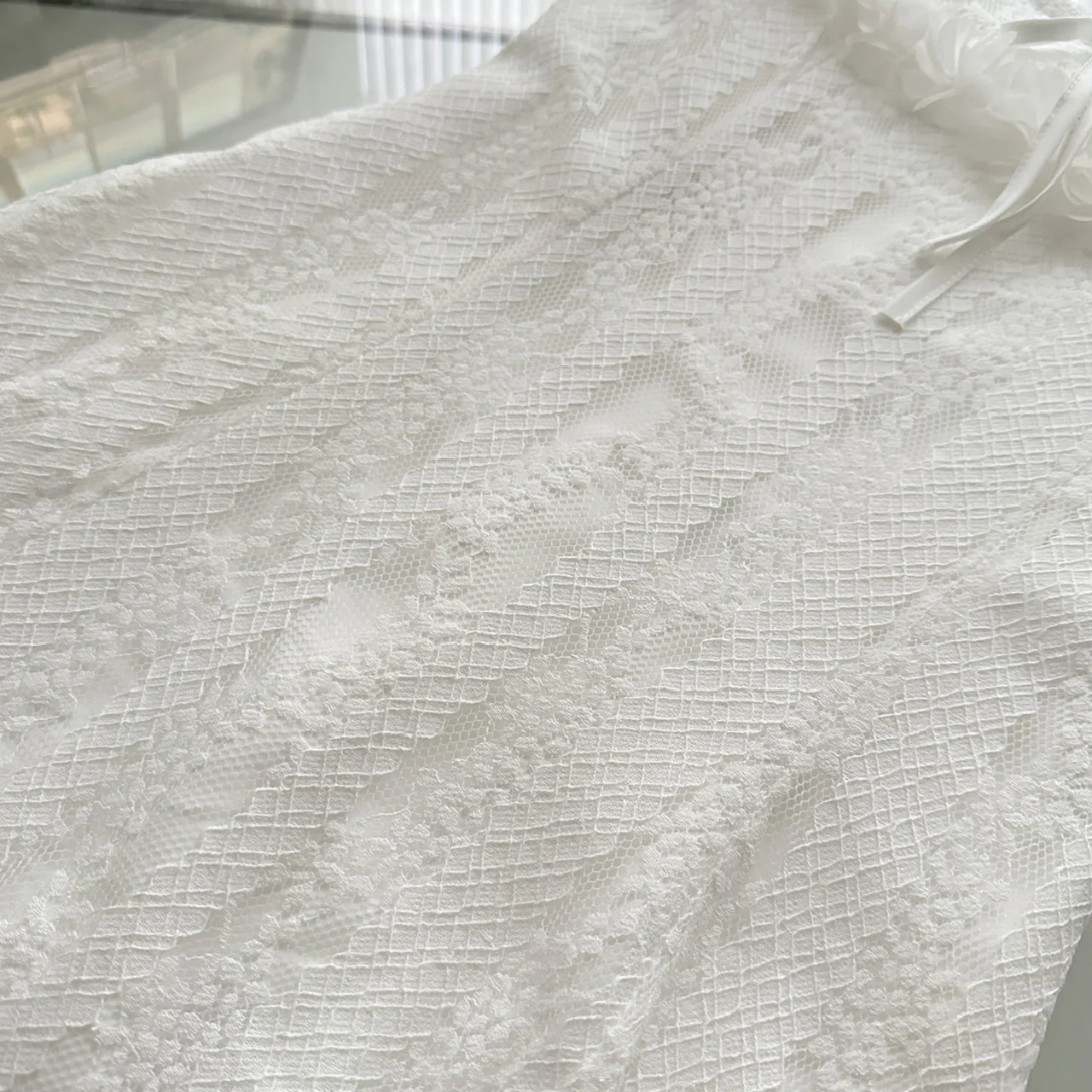 Cute A Line Spaghetti Straps Ivory Lace Summer Dress Holiday Party Outfits For Women DP0100 - Deanwangkt