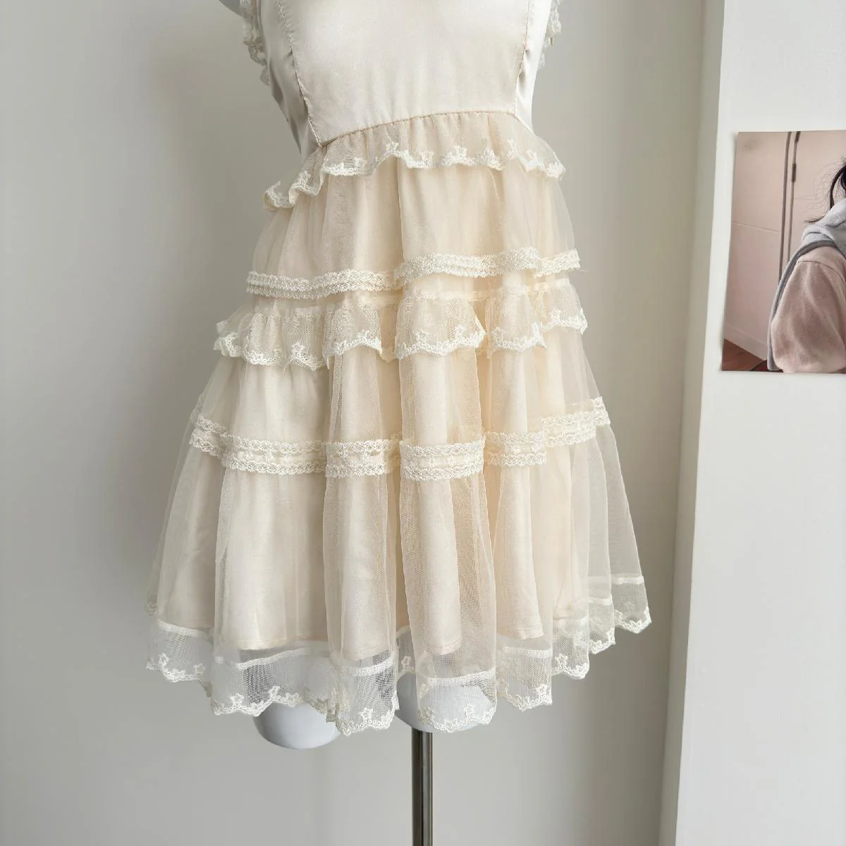Cute A Line Square Halter Lace Summer Dress Holiday Party Outfits For Girls DP0140 - Deanwangkt
