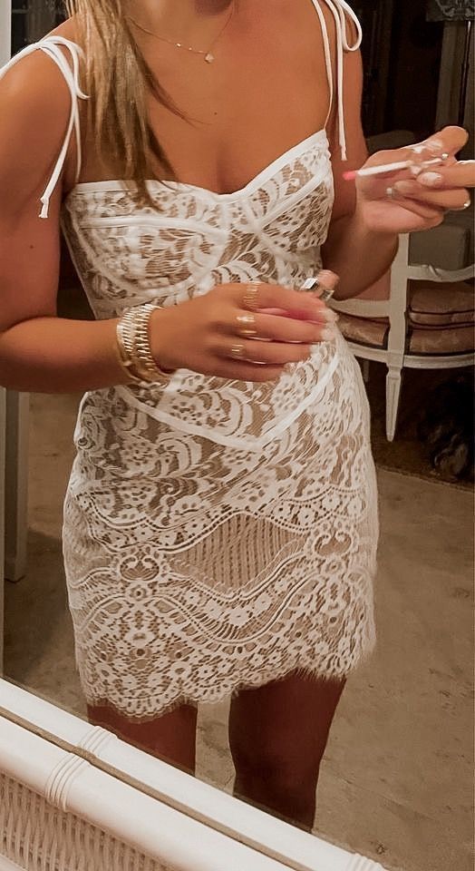 Unique Sheath Spaghetti Straps Lace Formal Tight Homecoming Dresses High School Graduation Dress Short Hoco Dresses DH2694 - Deanwangkt